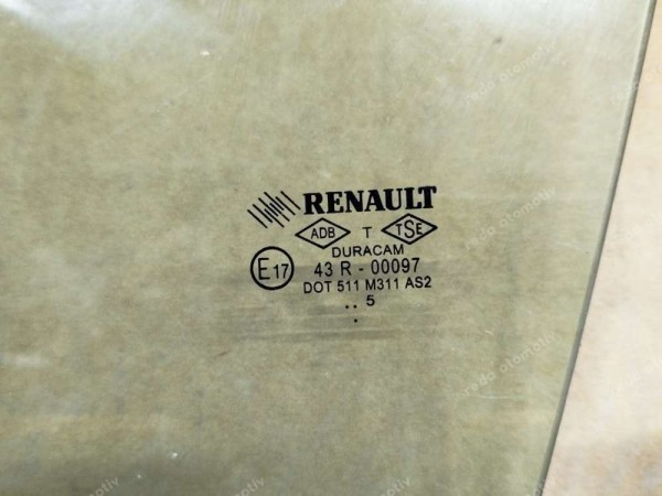 Renault Clio 2 Symbol Sol Ön Kapı Camı Orjinal CP (LA131)