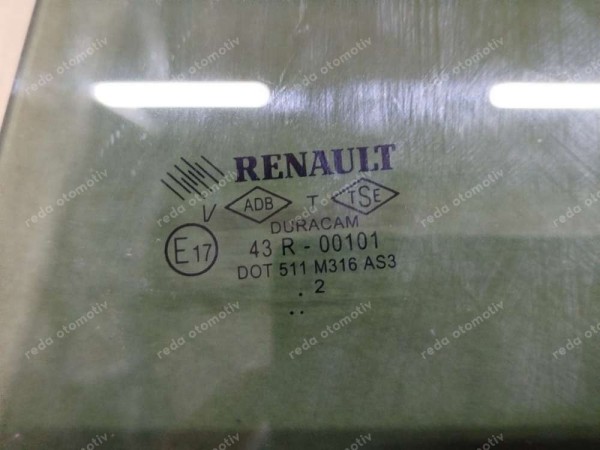 Renault Clio 4 Sol Arka Kapı Camı CP (LA131)