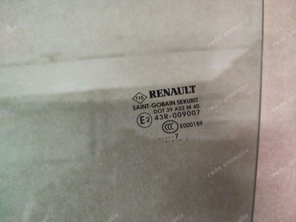 Renault Zoe Sol Ön Kapı Camı Orj 803010803R CP (LB130)