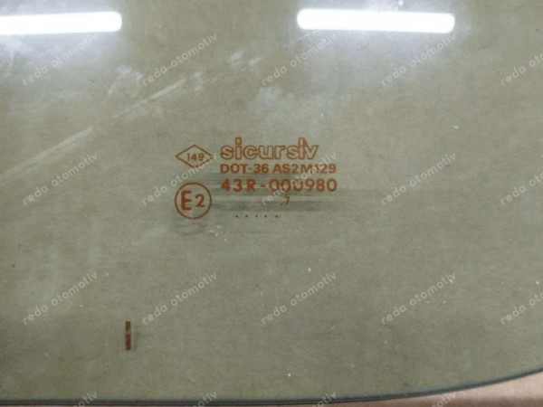 Renault Kangoo 1 Sağ Arka Baagaj Kapağı Camı 7700303067 CP (LB132)