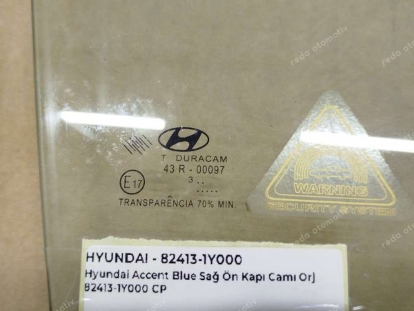 Hyundai İ10 Sağ Ön Kapı Camı 82420-B9020 CP (LA140)