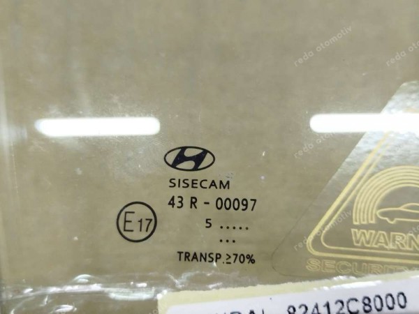 Hyundai İ20 Sağ Ön Kapı Camı 82420-C8010 CP (LA140)