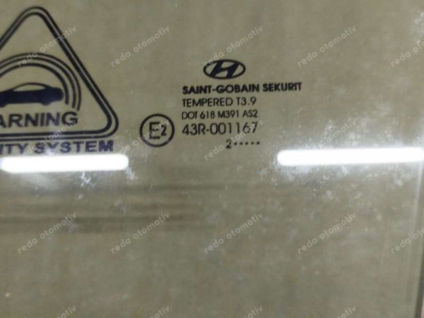 Hyundai İ30 Sol Ön Kapı Camı 82411-A6020 CP (LA142)