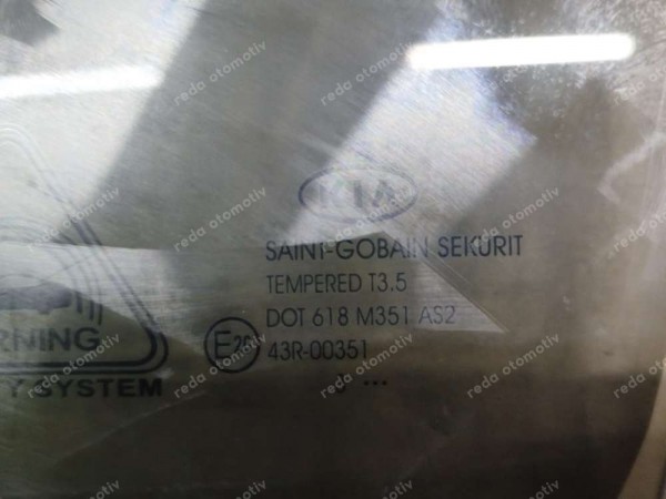 Kia Sportage 09-17 Sol Ön Kapı Camı 82411-3U000 CP (LA142)