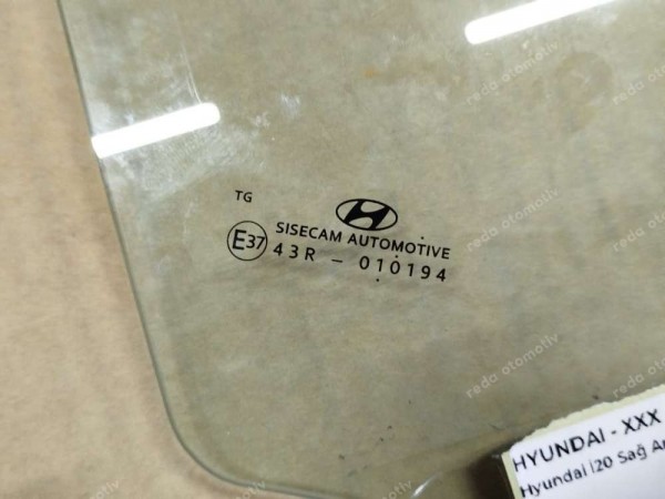 Hyundai İ10 Sağ Arka Kapı Camı 83420-K7010 CP (LB141)