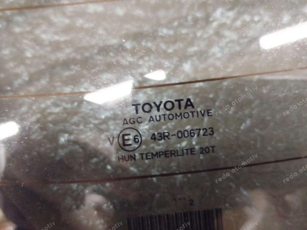 Toyota Yaris Cross Arka Bagaj Kapak Camı 68105-K2021 SP (LA150)