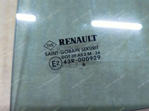 Renault Laguna 2 Sol Arka Kapı Kelebek Camı 8200000399 CP (LC121)