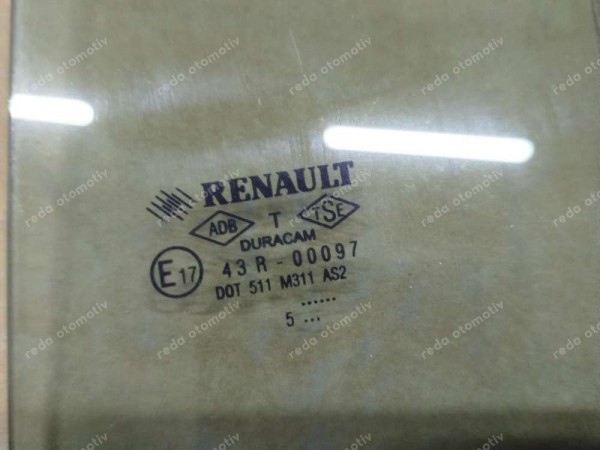 Renault Megane 1 Sol Arka Kapı Kelebek Camı 7700828313 CP (LC121)