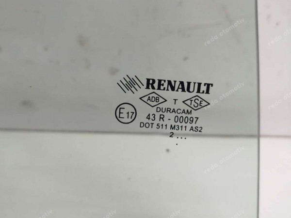 Renault Megane 2 Sağ Arka Kapı Kelebek Camı 8200492813 CP (LC121)