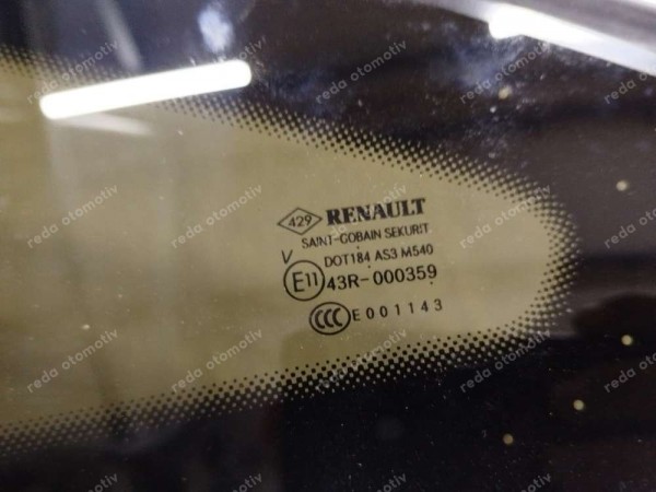Renault Talisman Sol Arka Kelebek Küstod Camı 833074985R YP (LC122)