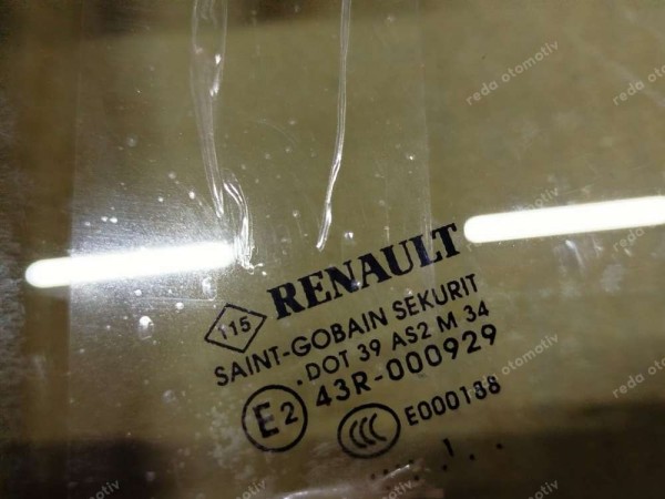 Renault Megane 3 Cabrio Sol Arka Kelebek Küstod Camı 833070014R CP (LB121)