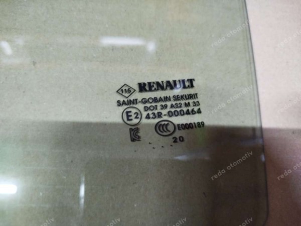 Renault Zoe Sol Arka Kapı Camı 823016589R YP (LC140)