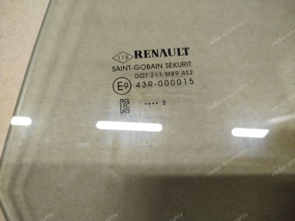 Renault Captur 2 Sol Arka Kapı Camı 823011908R YP (LA100)