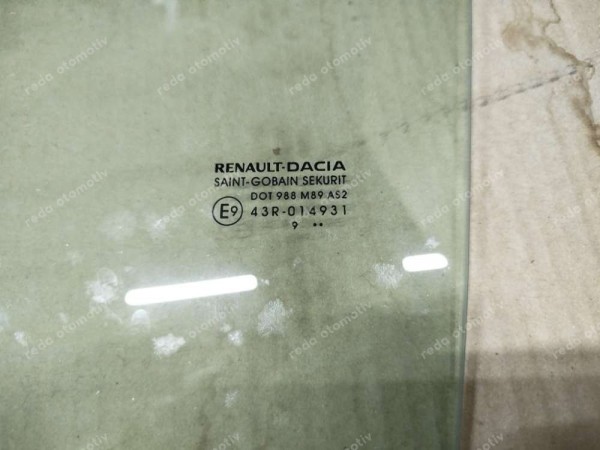 Dacia Dokker Lodgy Sol Ön Kapı Camı 803001762R YP (LA100)