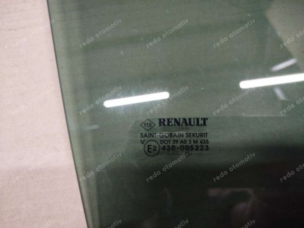 Renault Clio 3 Sağ Arka Kapı Camı 8200676272 YP (LA100)