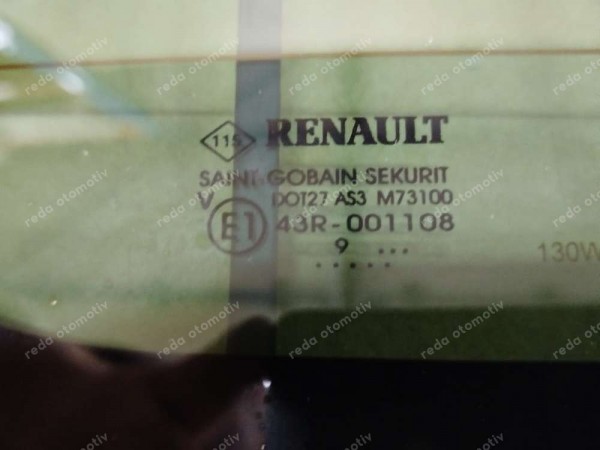 Renault Kangoo 2 Arka Sol Bagaj Kapak Camı 8200447578 YP (MA143)