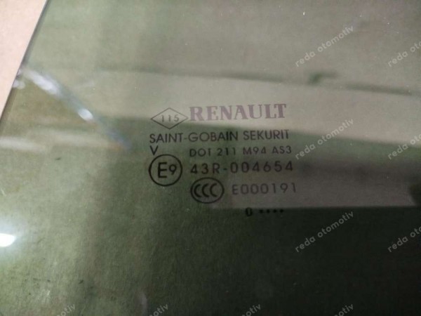 Renault Megane 4 Sol Arka Kapı Camı 823017650R YP (MA143)
