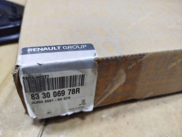 Renault Koleos 2 Sağ Arka Kelebek Küstod Camı 833006978R YP (MA142)