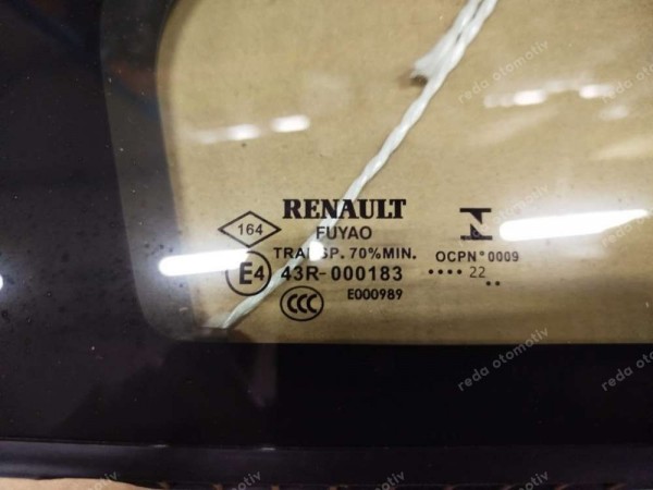 Renault Megane 4 Sağ Arka Kelebek Küstod Camı 822209285R YP (MA141)