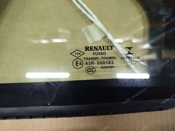 Renault Megane 4 Sol Arka Kelebek Küstod Camı 822218489R YP (MA141)