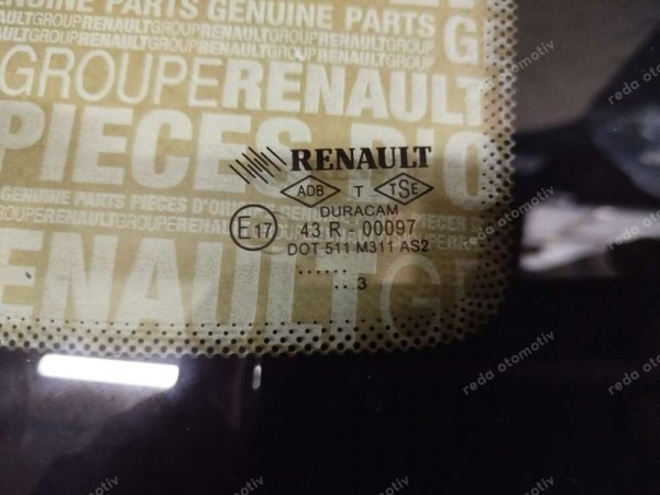 Renault Symbol Thalia Sağ Arka Kelebek Küstod Camı 833065579R YP (MA142)