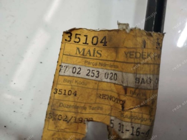 Renault R19 Europa Sağ Ön Cam Krikosu Mekanizması 7702253020 SP (İH122)