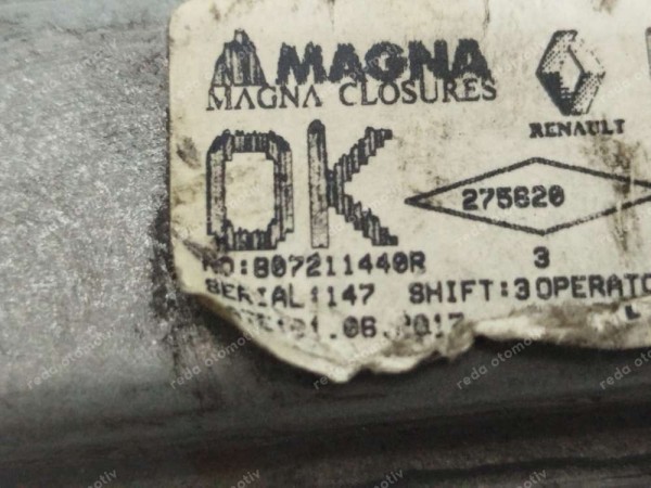 Dacai Logan Sandero 2 Symbol Sol Ön CamKrikosu Motoru 807211440R CP HP (İG131)