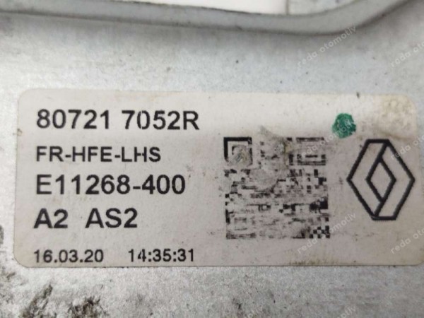 Renault Kadjar Sol Ön Cam Krikosu Motoru 807217052R CP (İG133)