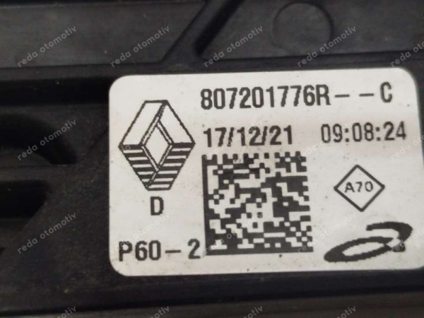 Renault Clio 5 Sağ Ön Cam Krikosu Motoru 807201776R SP (İH133)