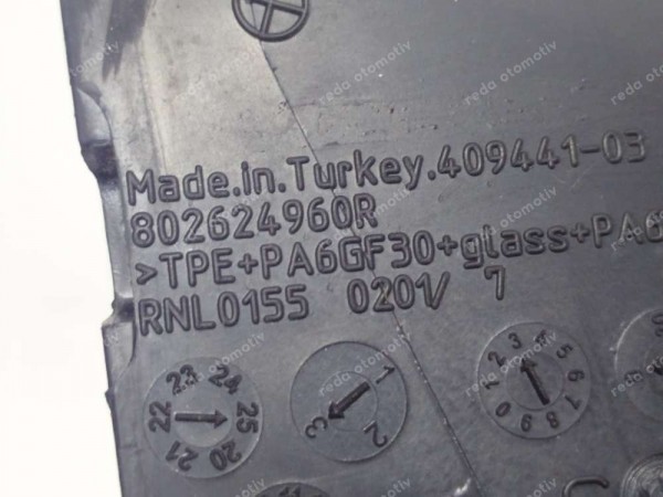 Renault Clio 5 Sağ Ön Kelebek Camı 802624960R SP (LC125)