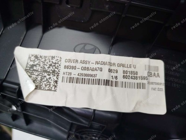 Hyundai Bayon Ön Panjur Panel Radyatör Üst Bakalit 86391-Q0BA0 86390-Q0BA0A SP YP (BA110)