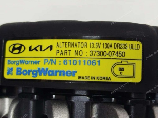 Hyundai Bayon İ20 Stonic 1.0 Alternatör Şarj Dinamosu 37300-07450 SP YP (CI120)