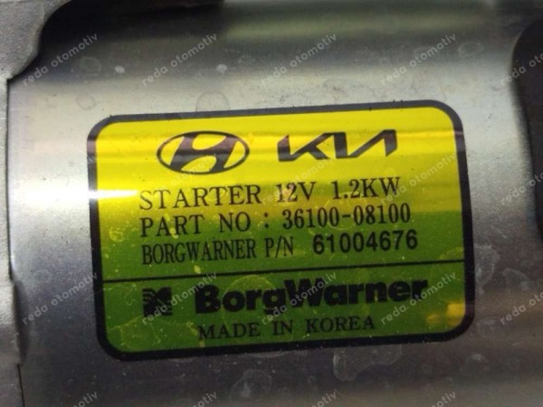 Hyundai İ20 Bayon Kona Rio Ceed Marş Dinamosu Motoru 36100-08100 SP YP (CG120)