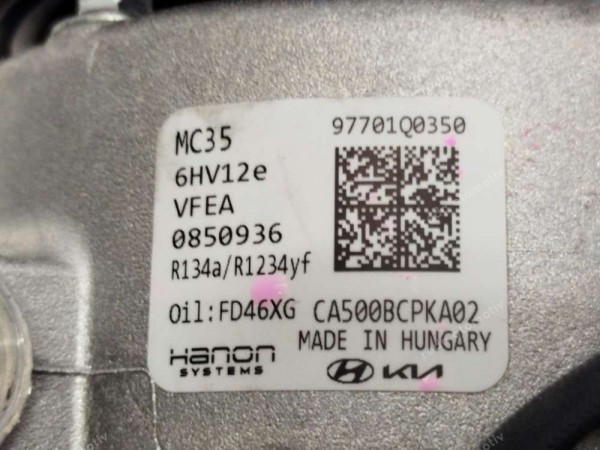 Hyundai Bayon İ20 Klima Kompresörü 97701-Q0350 SP YP (CI120)