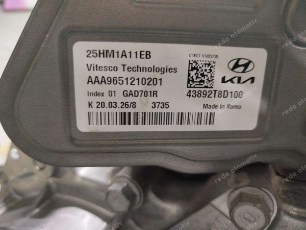 Hyundai Bayon İ20 1.0 Otomatik Şanzuman Komple 954A2-2D040 SP YP (SAKPR)