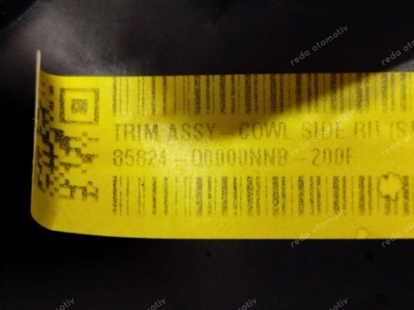 Hyundai Bayon İ20 Sağ Ön Direk Alt Trim Bakaliti 85824-Q0000 SP (EA110)