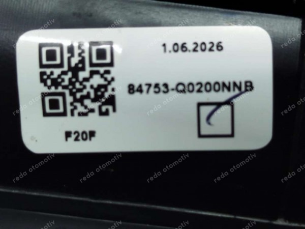 Hyundai İ20 Bayon Torpido Konsol Sol Alt Sigortalık Kapağı 84753-Q0200NNB SP YP (EA110)
