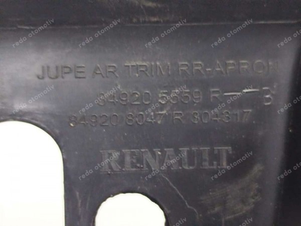 Renault Clio 5 Panel Arka Etek Kaplamaso Bakaliti 849208047R SP (GI130)