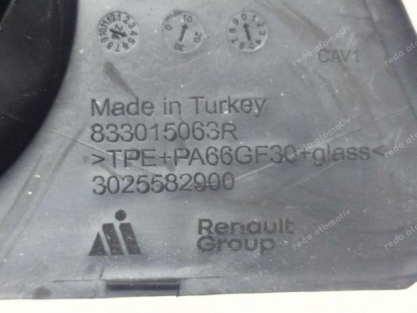 Renault Clio 5 Sol Ön Kelebek Camı 833015063R CP