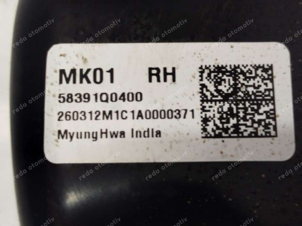 Hyundai Bayon İ20 Sağ Arka Disk Fren Toz Kapağı Sacı 58391-Q0400 SP YP (AB120)