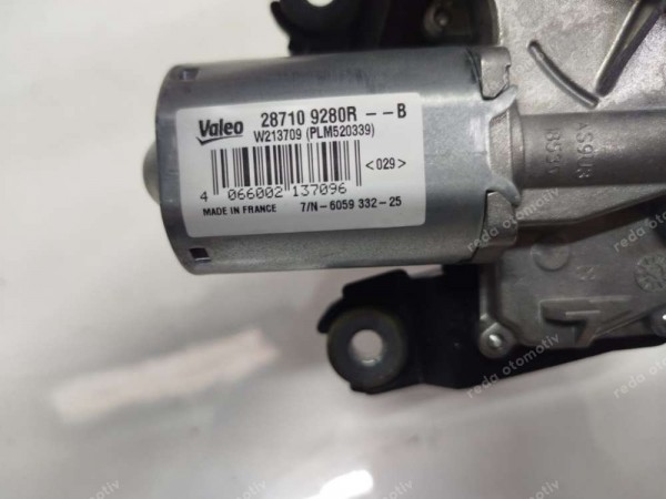 Renault Clio 5 Jogger Sandero Arka Silecek Motoru 287109280R SP (BB120)