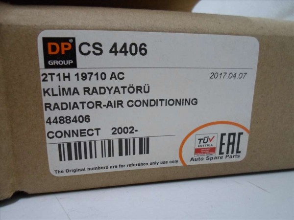 Ford Connect Klima Radyatörü AC Yoğunlaşma Orjinal 2T1H-19710-AC YS YP [G-C-130]
