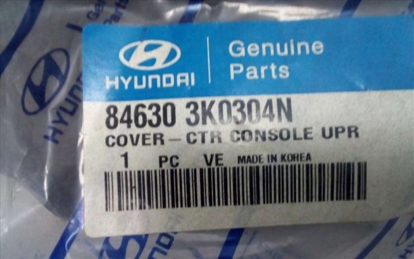 Hyundai Sonato Vites Konsol Üst Kapak [84630-3K030] YP [C-A-110]