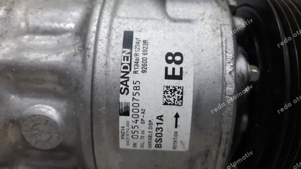 Renault Megane 4 Klima Kompresörü 926006923R SP YP (CI120)