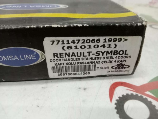 Renault Symbol 1 Nikelaj Krom Kapı Kolu Takım 7711472066 YS YP