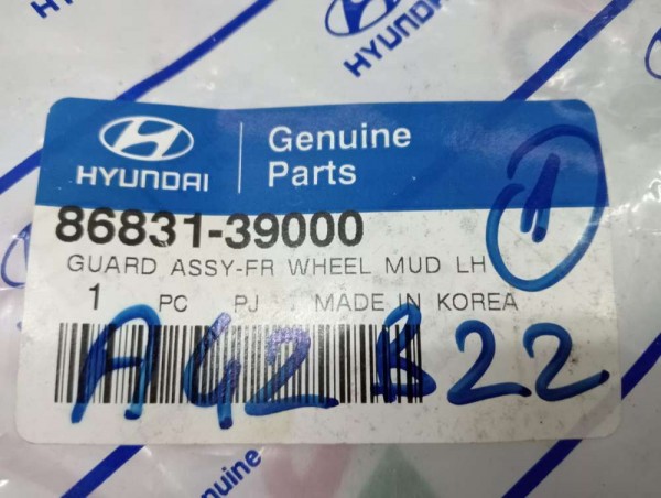 Hyundai XG30 Sol Ön Paçalık Orjinal 86831-39000 YP [D-B-130]