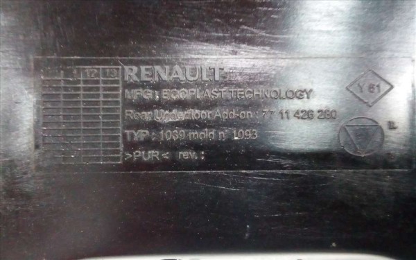 Renault Megane 3 Coupe Spor Egzost Donanımı A.Ü Orjinal 7711426280 YP [D-B-130]
