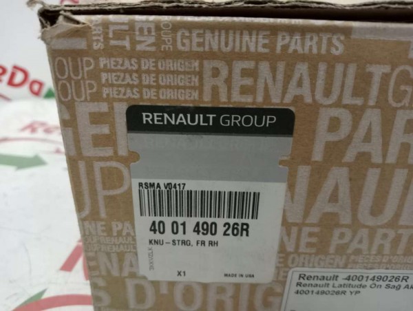 Renault Latitude Ön Sağ Aks Taşıyıcı 400149026R YP [F-G-130]