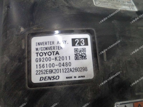 Toyota Yaris Cross İnverter Dönüştürücü G9200-K2011 156100-0480 SP (CE120)