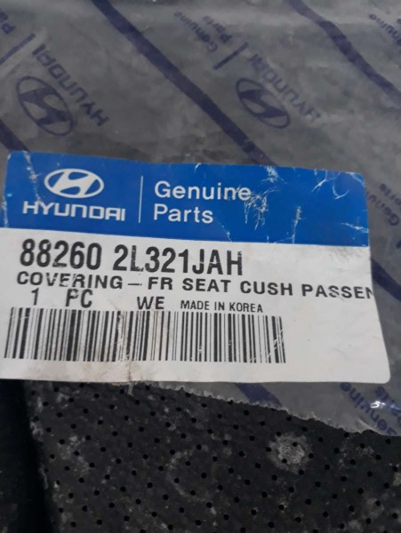 Hyundai Sağ Koltuk Oturak Kılıfı Orj.YP 88260 2L321JAH (A1-A140)